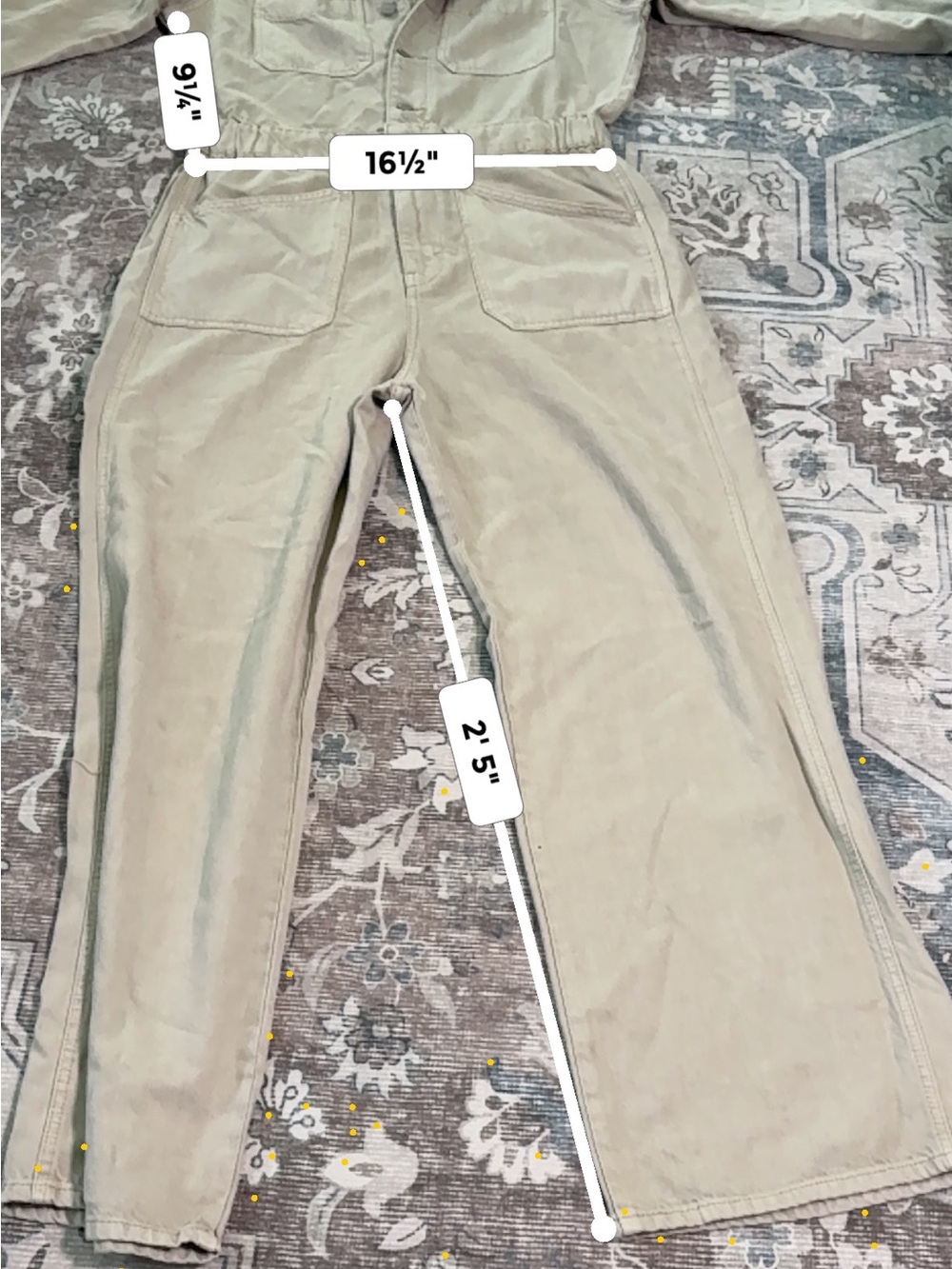 NWT Universal Thread Mushroom Gray Denim Utility Jumpsuit Size 12 Reg - Picture 3 of 14
